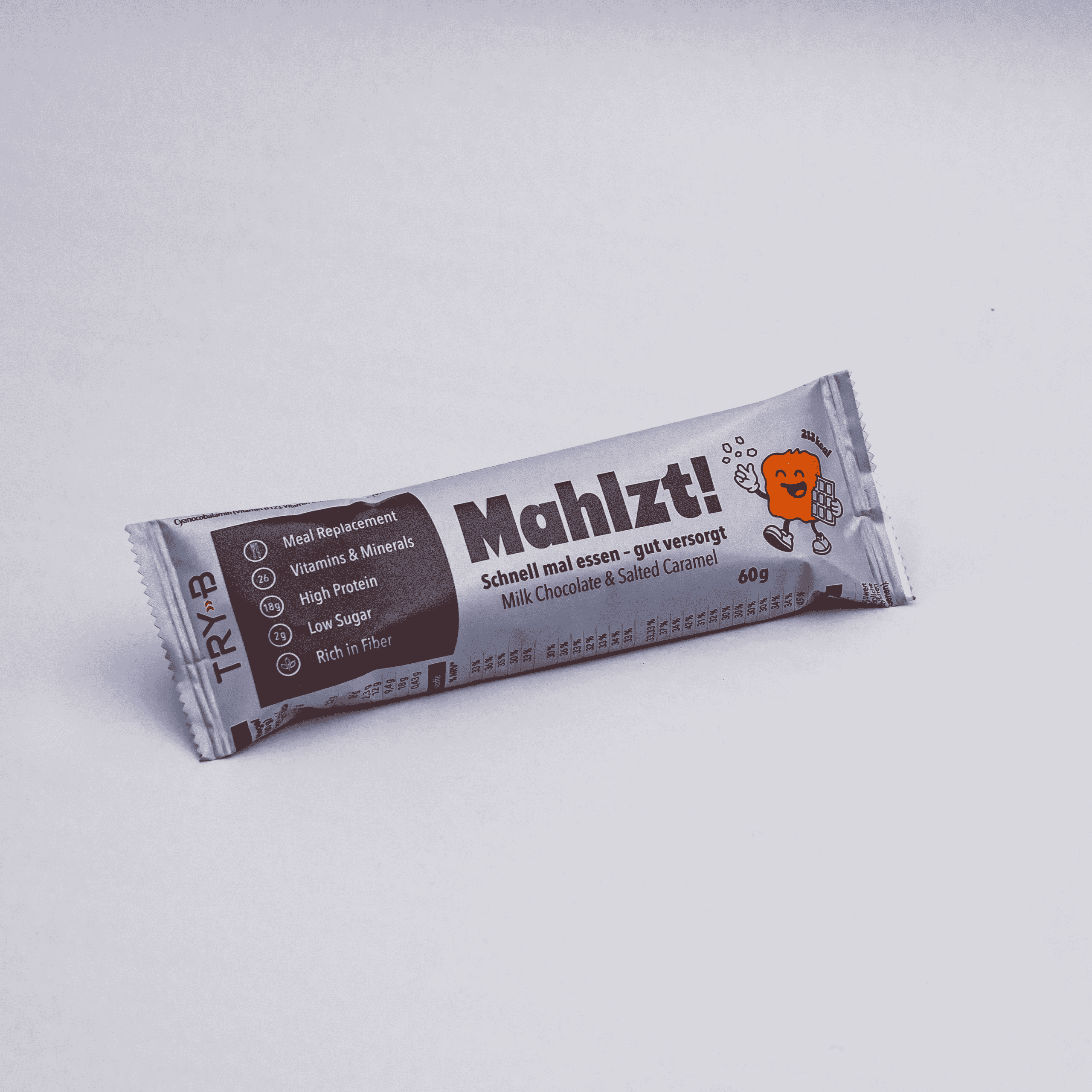 TRY-B Milk Chocolate Salted Caramel Mahlzeitenersatz-Riegel