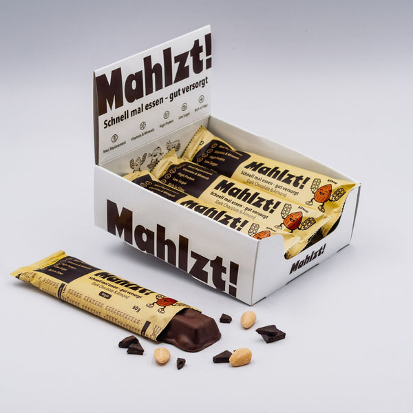 TRY-B Mahlzt! Riegel – Dark Chocolate & Almond (6er Box)