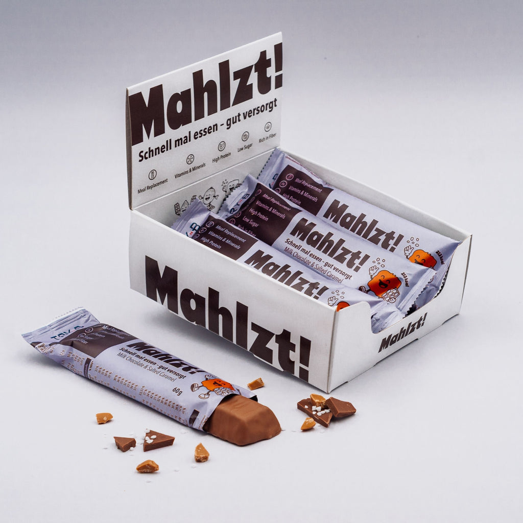 TRY-B Mahlzt! Riegel – Milk Chocolate & Salted Caramel (6er Box)
