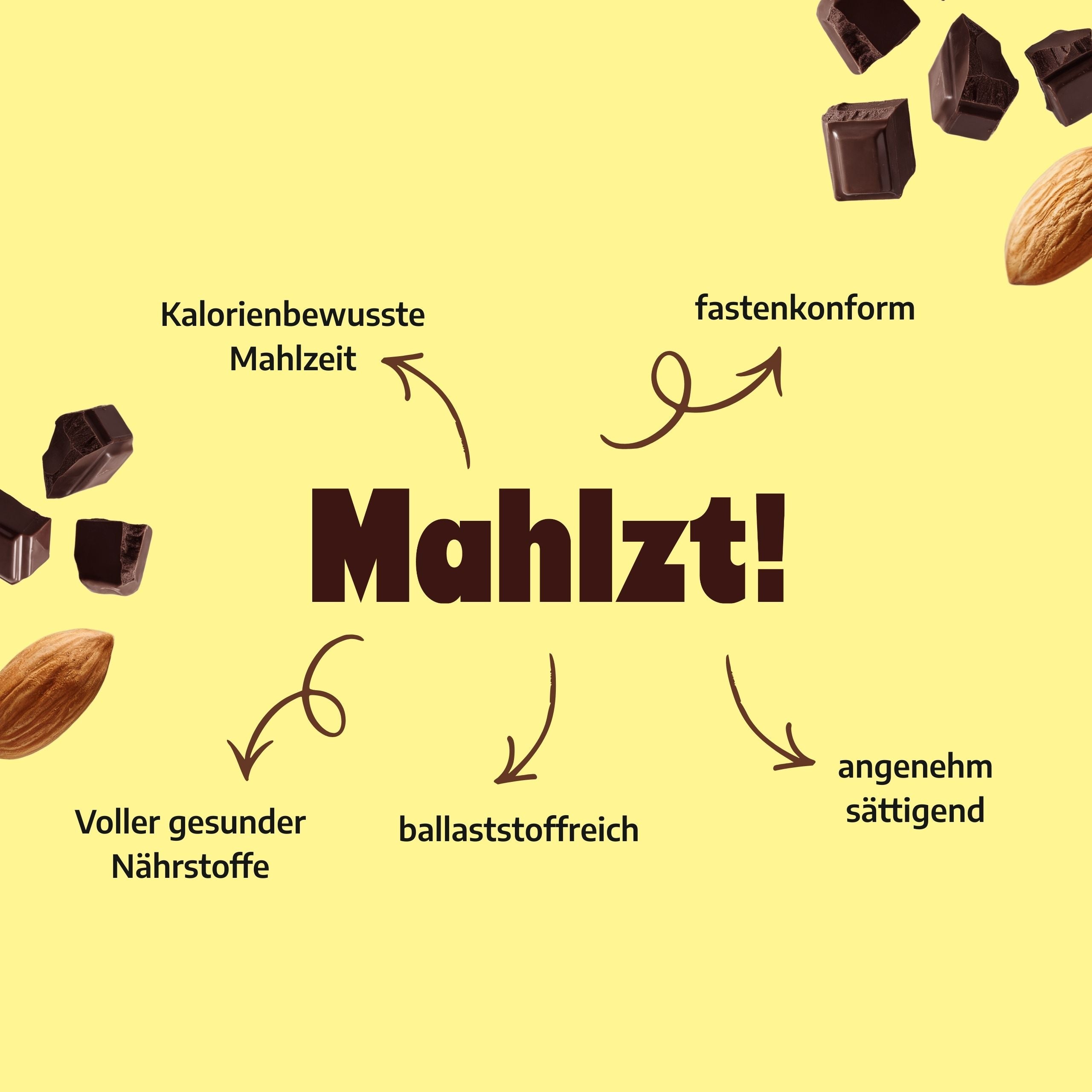 Mahlzt! Riegel - Dark Chocolate & Almond