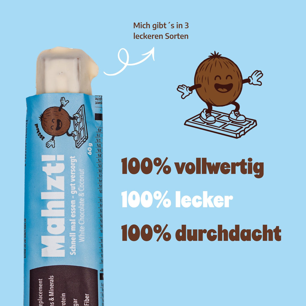 TRY-B Mahlzt! Riegel – White Chocolate & Coconut (6er Box)