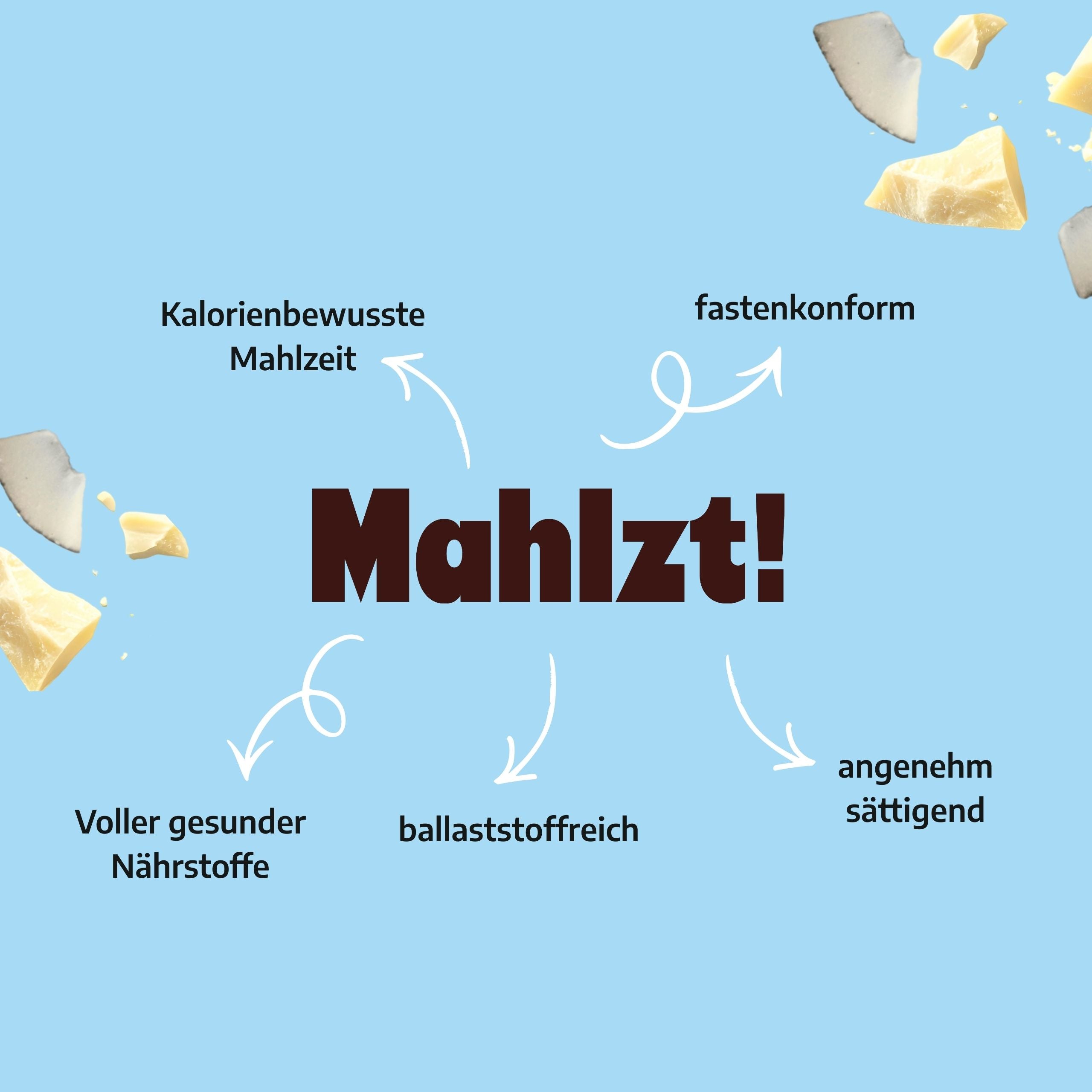 Mahlzt! Riegel - White Chocolate & Coconut