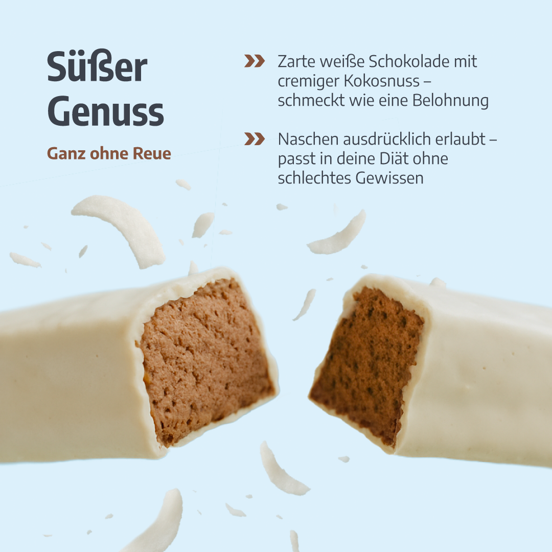 TRY-B Mahlzt! White Chocolate & Coconut Mahlzeitenersatz-Riegel