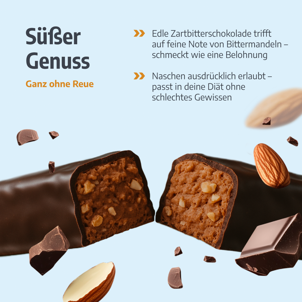 TRY-B Mahlzt! Dark Chocolate & Almond Mahlzeitenersatz-Riegel