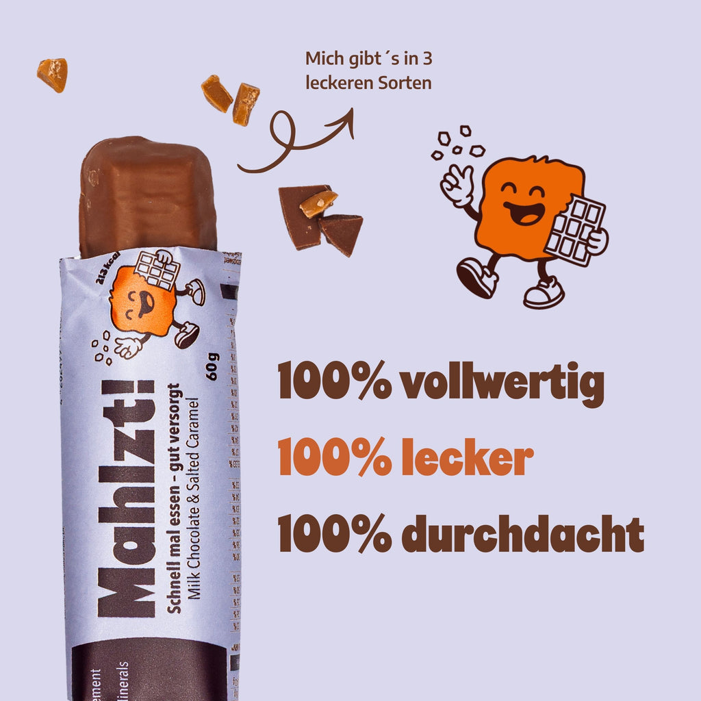 Mahlzt! Riegel- Milk Chocolate Salted Caramel