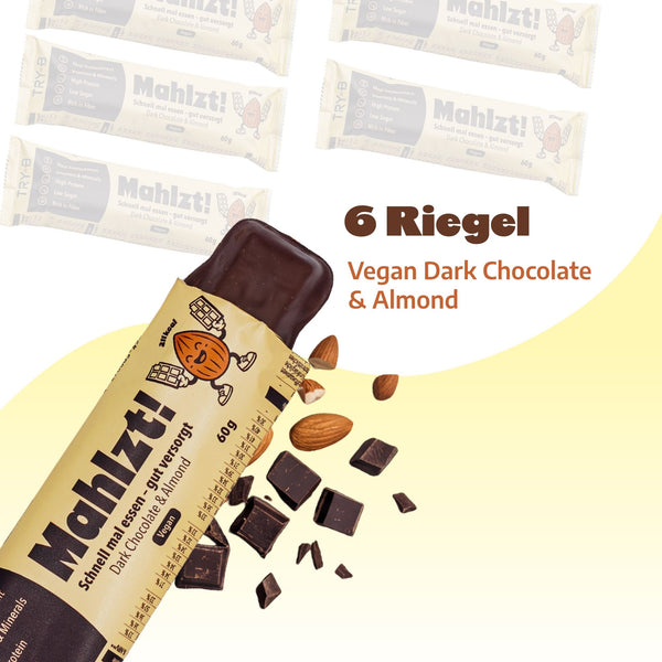 Mahlzt! Riegel – Dark Chocolate & Almond (6 Stück)