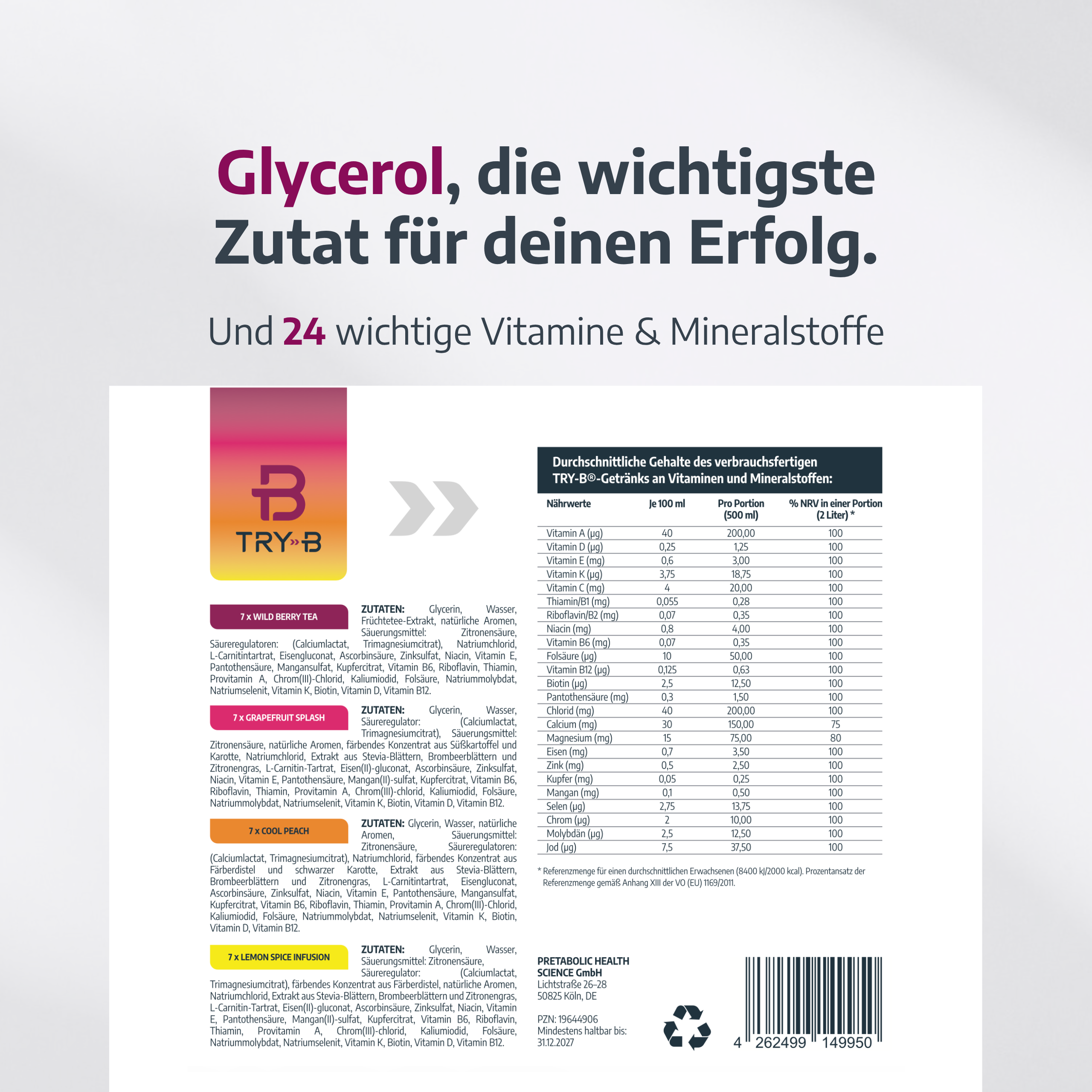 TRY-B Starterpaket – 1 Woche strukturierter Start